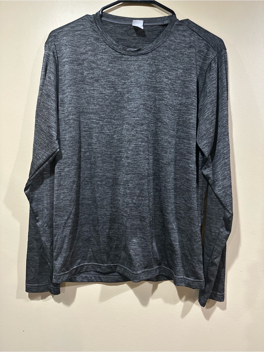 Sport-Tek Men's Dark Heather Gray Long-Sleeve Performance Tee
